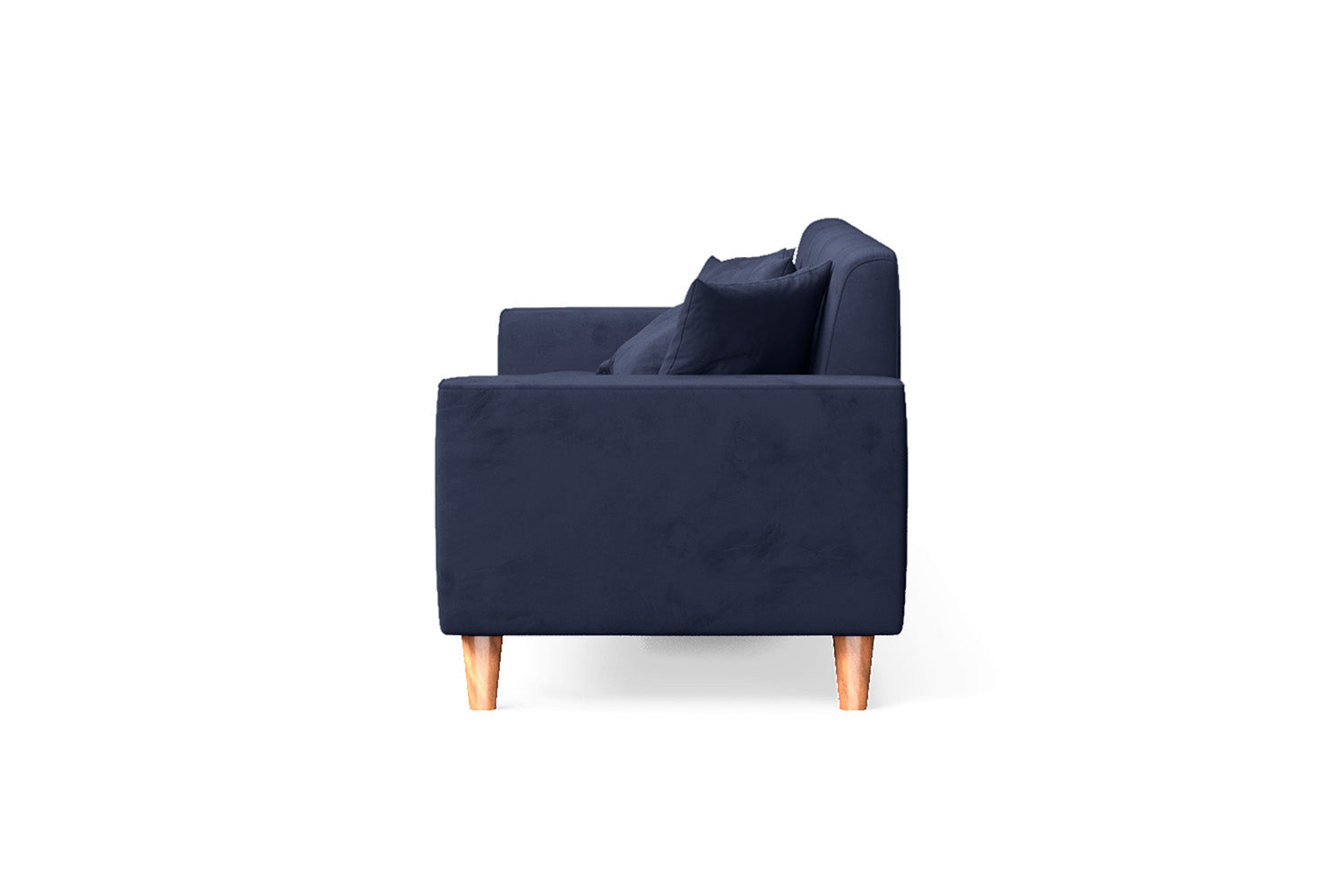 Campania 3 Seater Sofa Dark Blue Velvet