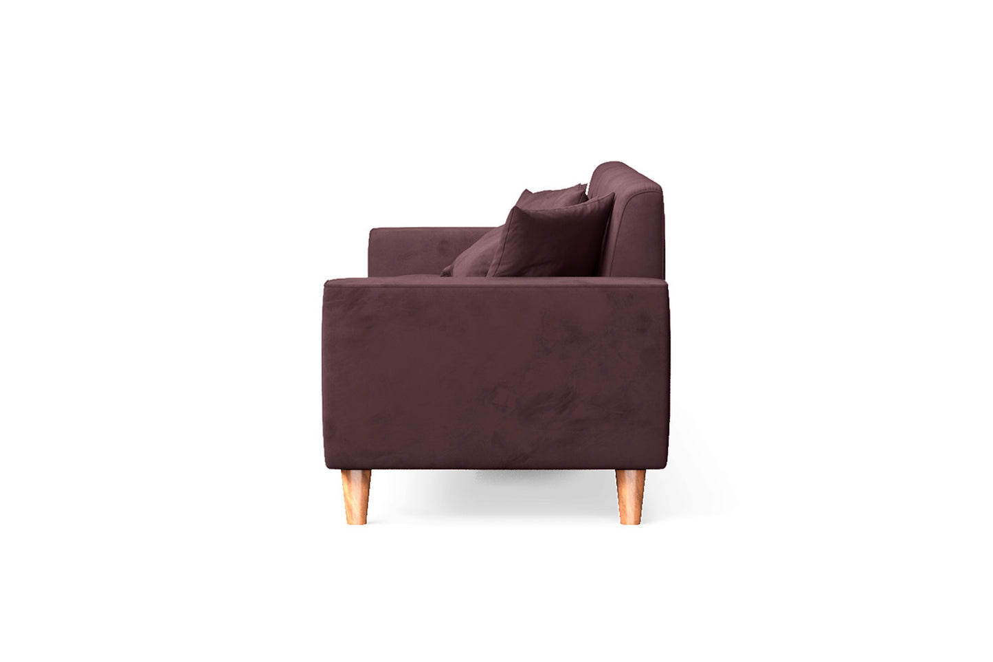 Campania 3 Seater Sofa Grape Velvet