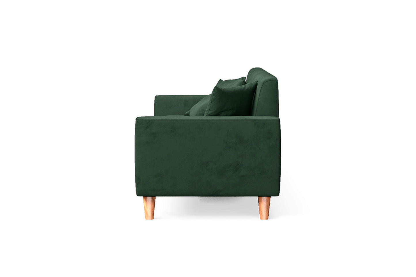 Campania 3 Seater Sofa Green Velvet