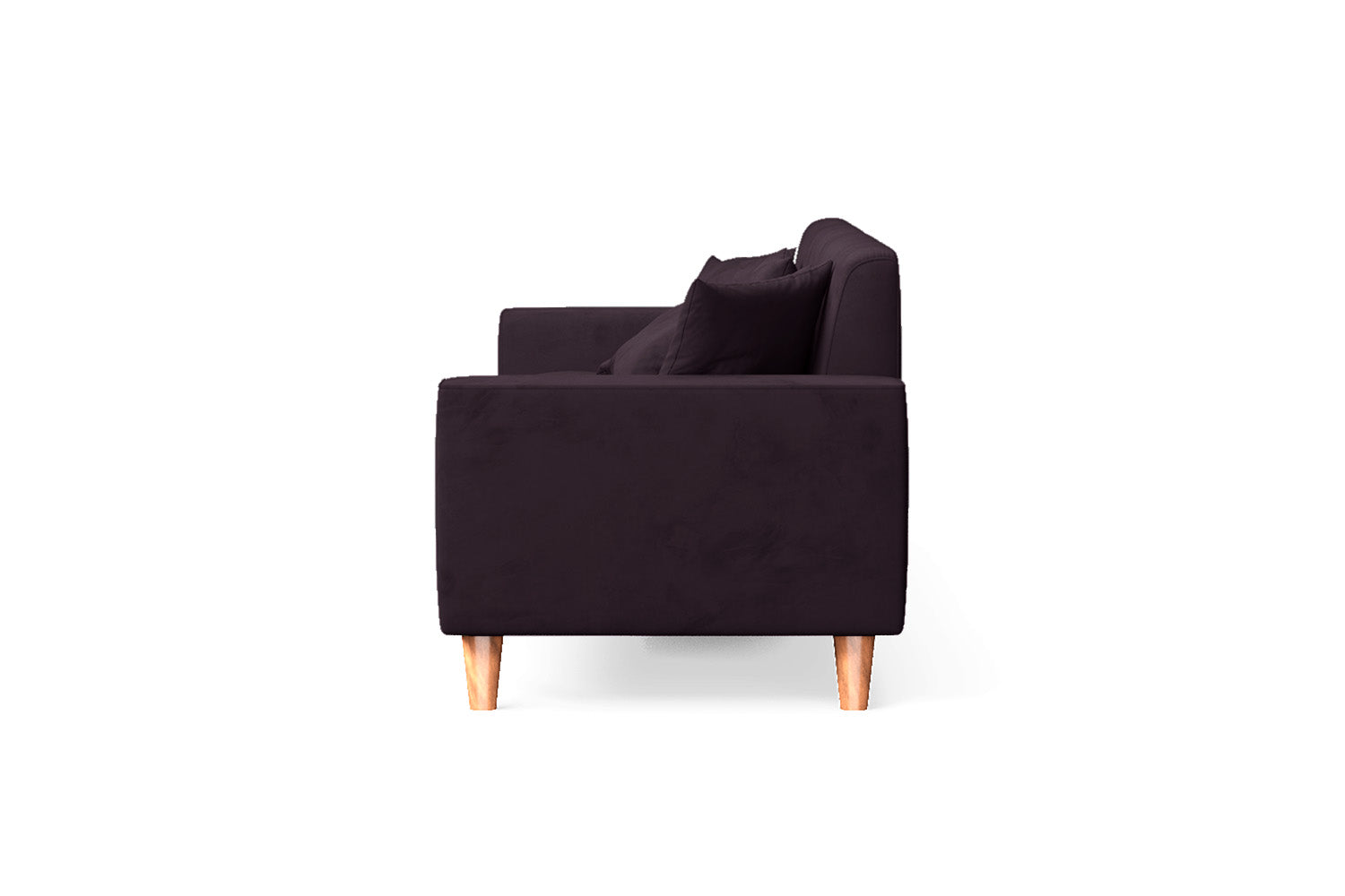 Campania 3 Seater Sofa Purple Velvet