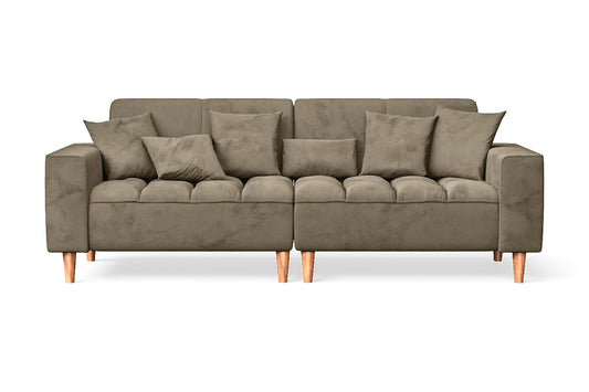 Campania 3 Seater Sofa Sand Velvet