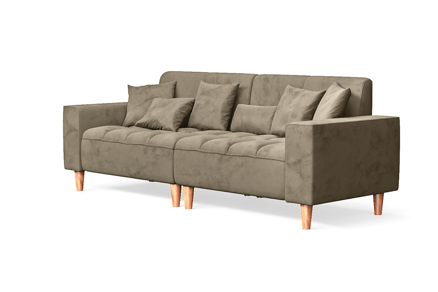 Campania 3 Seater Sofa Sand Velvet