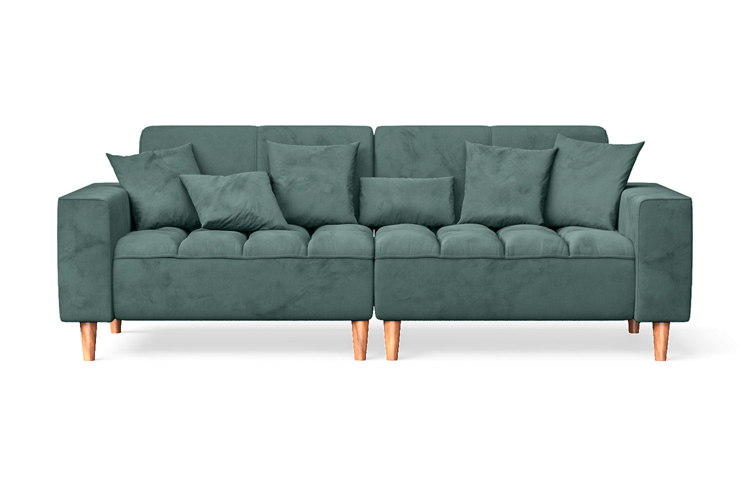 Campania 3 Seater Sofa Teal Velvet