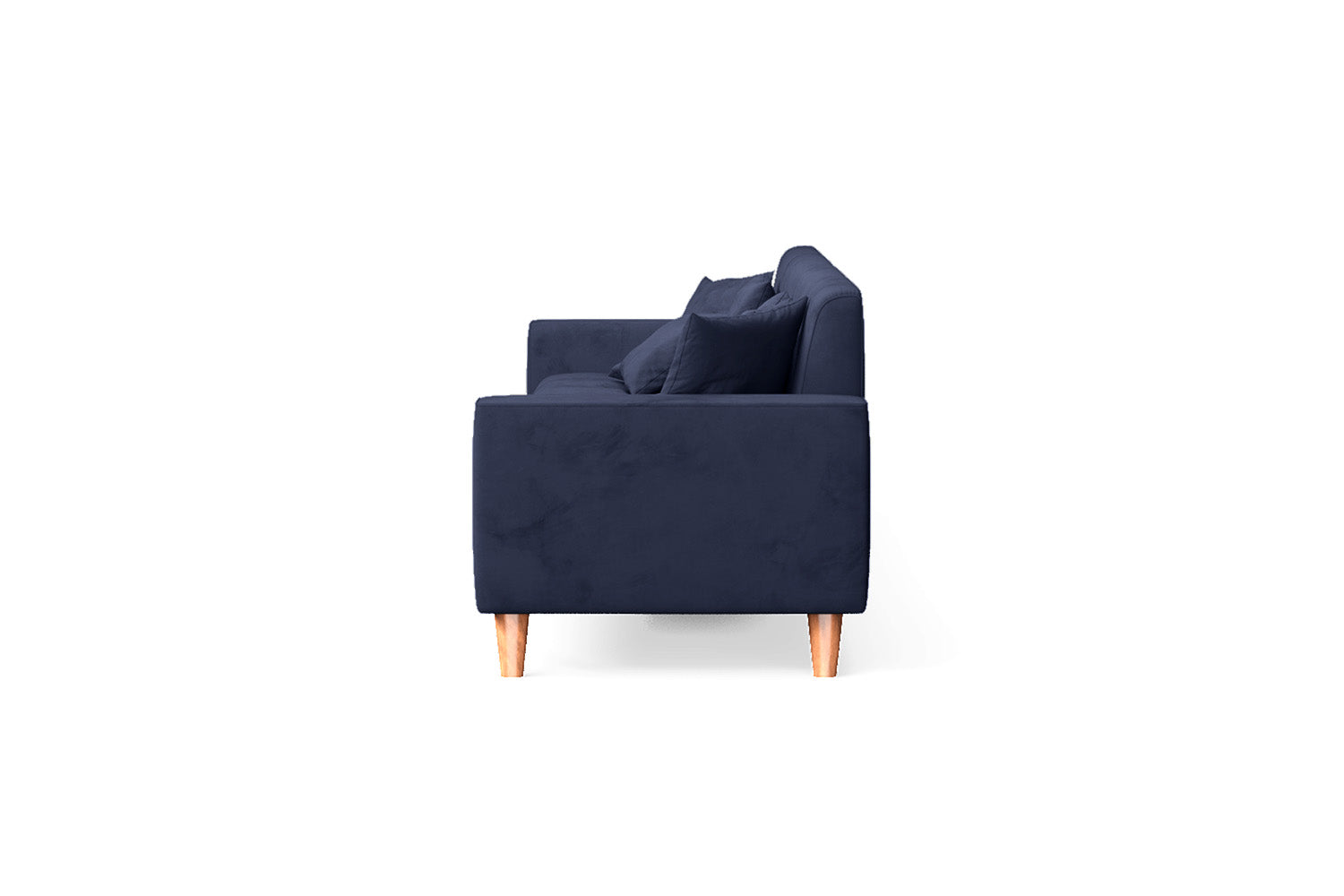 Campania 4 Seater Sofa Dark Blue Velvet