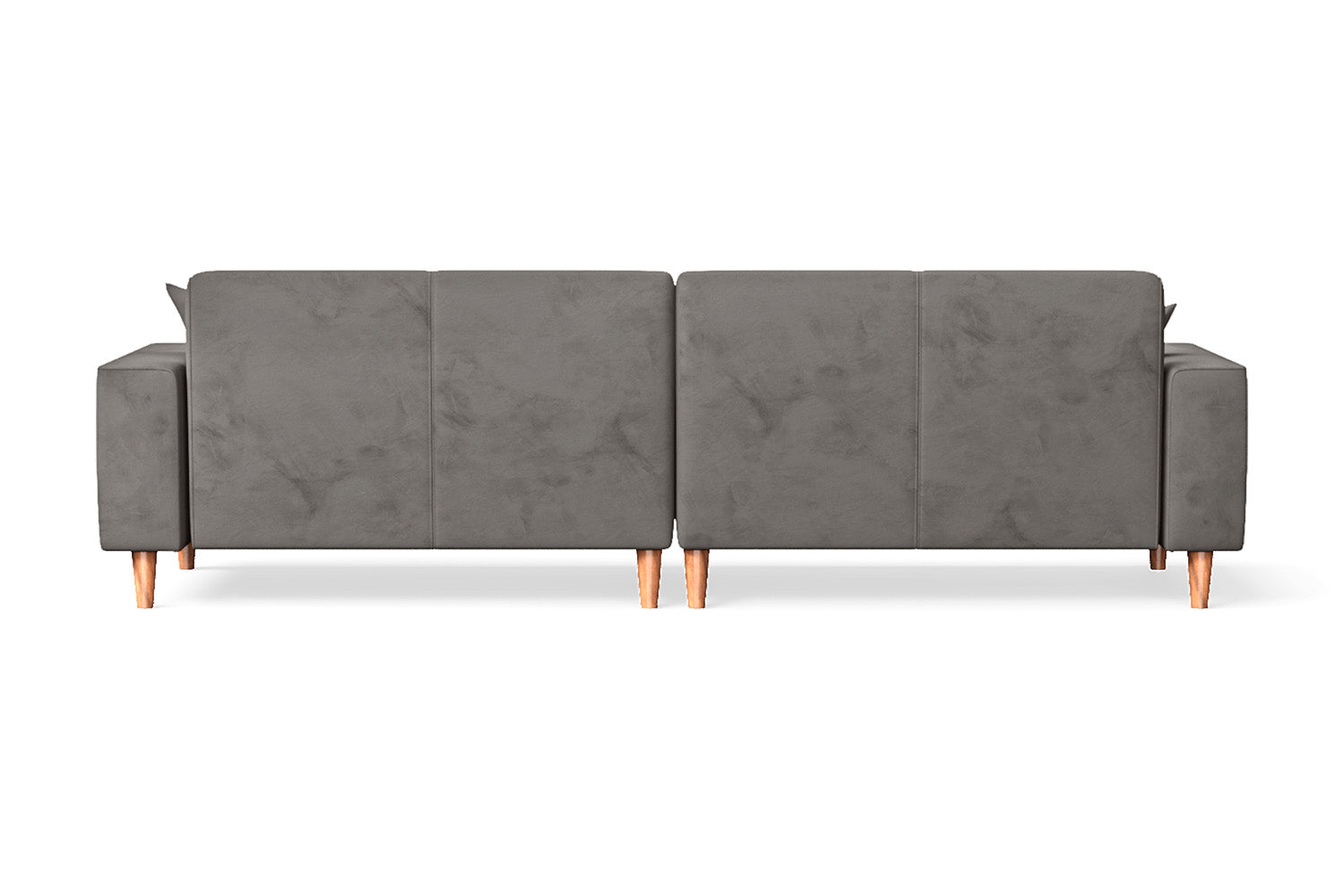 Campania 4 Seater Sofa Grey Velvet