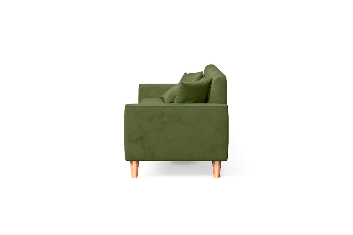 Campania 4 Seater Sofa Lime Velvet