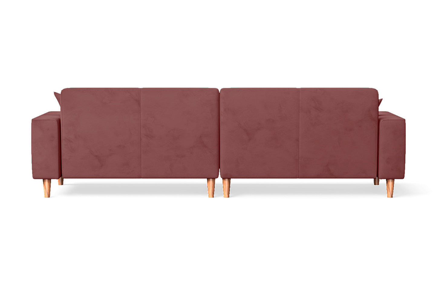 Campania 4 Seater Sofa Pink Velvet