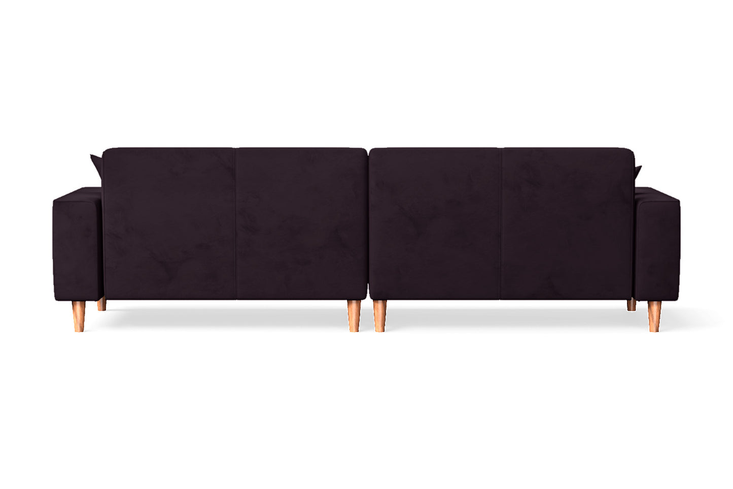 Campania 4 Seater Sofa Purple Velvet