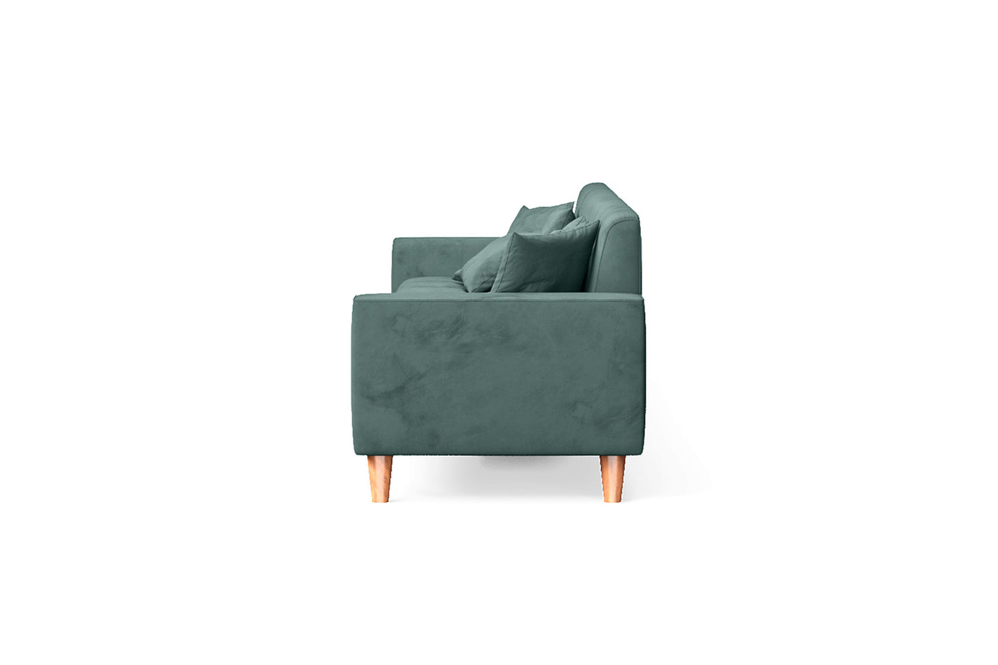 Campania 4 Seater Sofa Teal Velvet