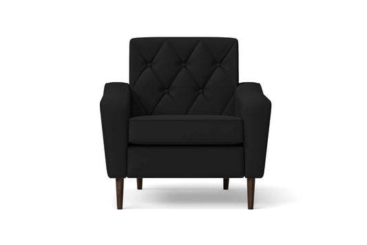 Carpi Armchair Black Leather