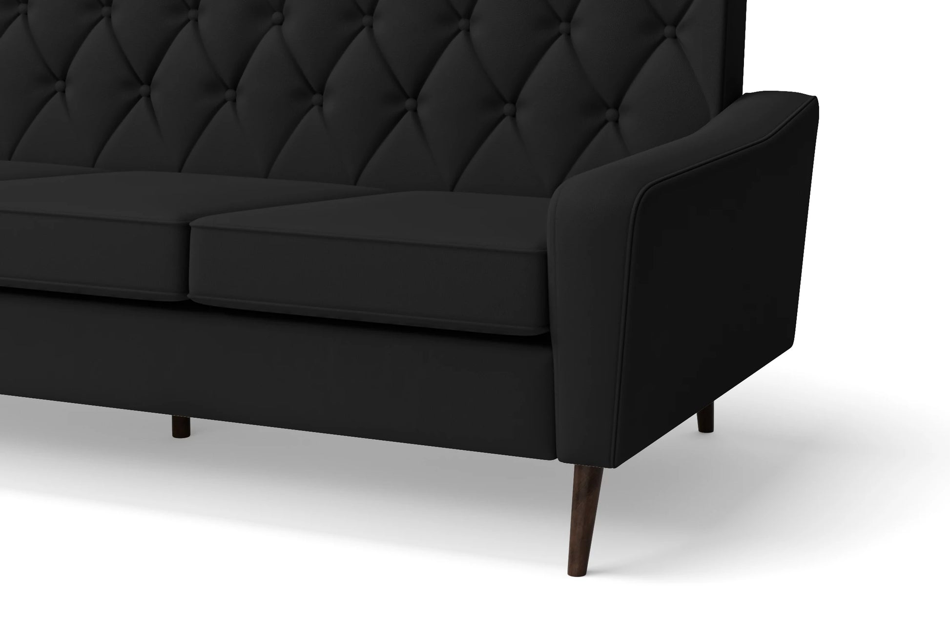 Carpi Armchair Black Leather