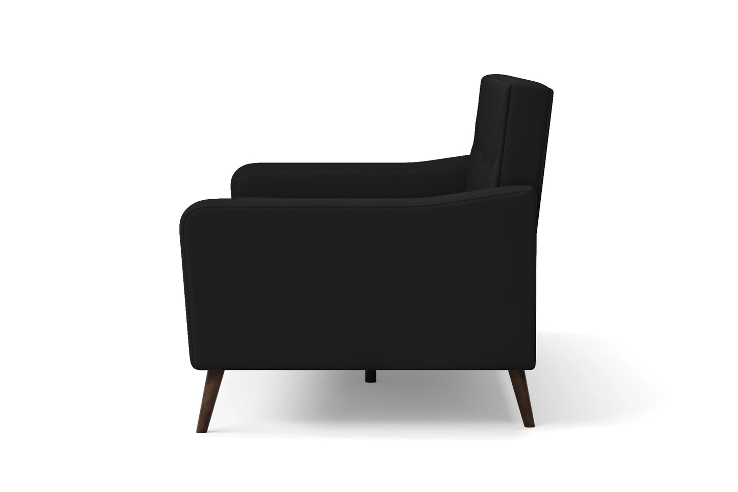 Carpi Armchair Black Leather