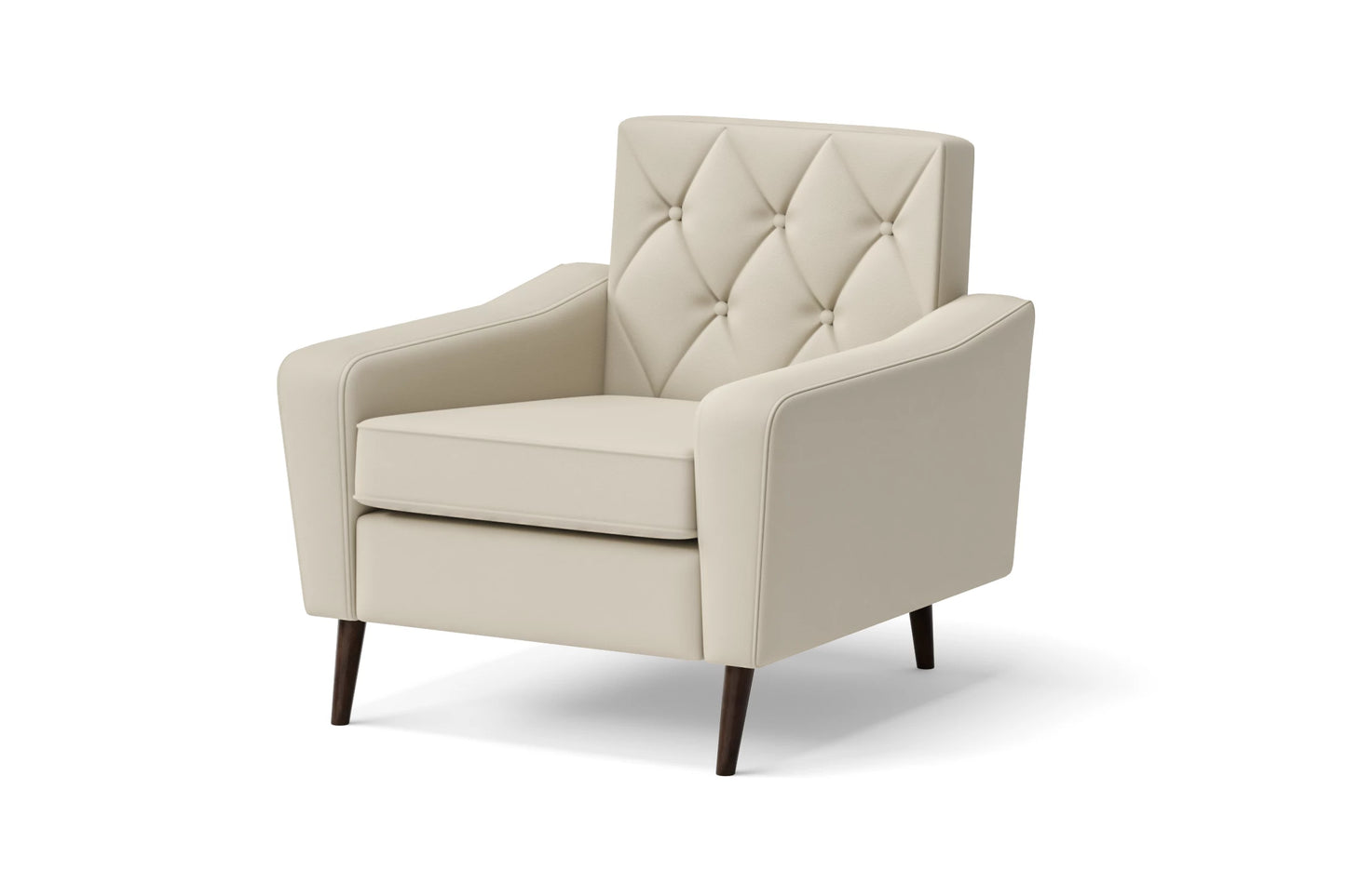 Carpi Armchair Cream Leather