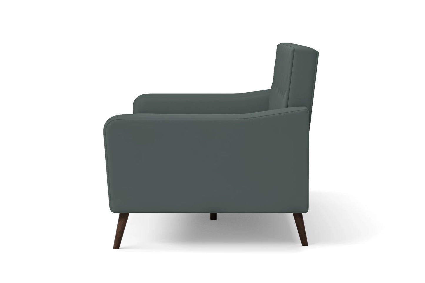 Carpi Armchair Dusky Turquoise Leather