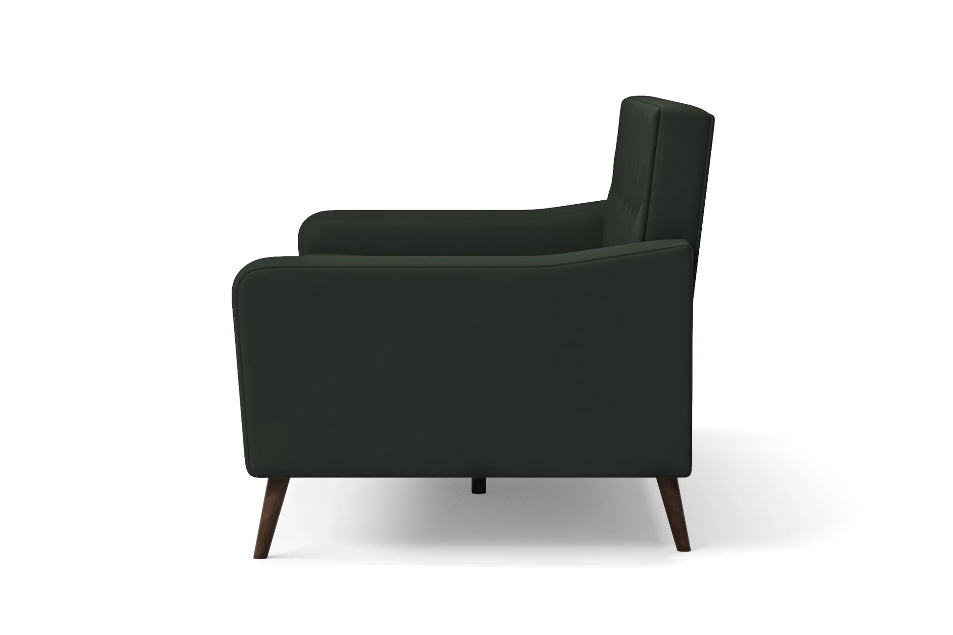 Carpi Armchair Green Leather