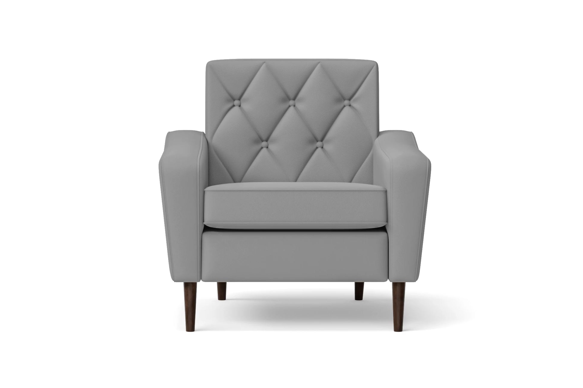 Carpi Armchair Grey Leather