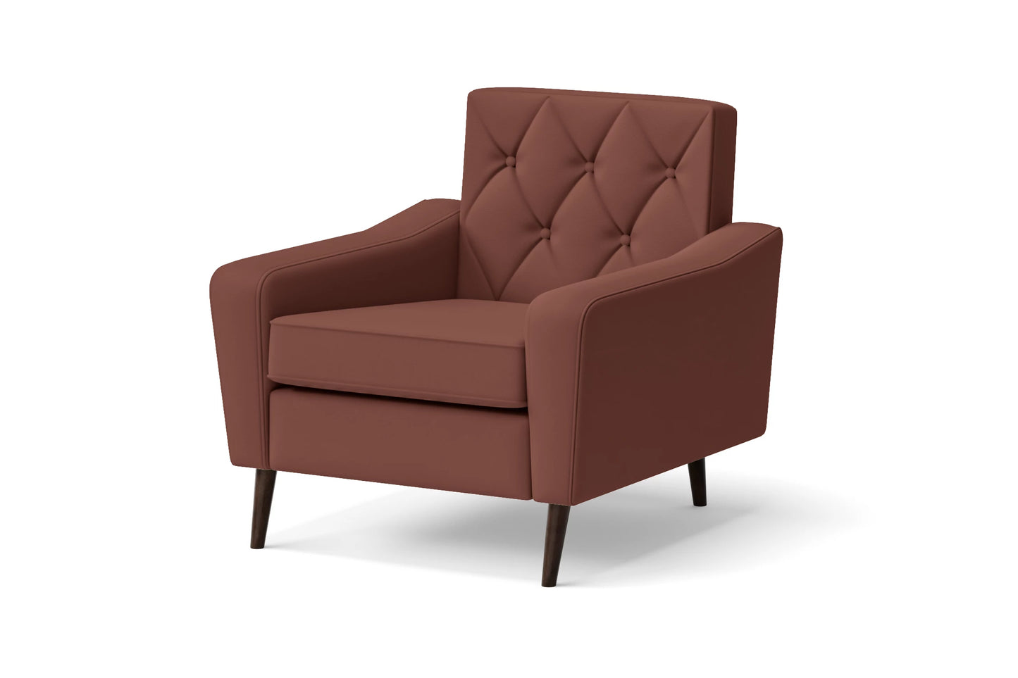 Carpi Armchair Mauve Leather