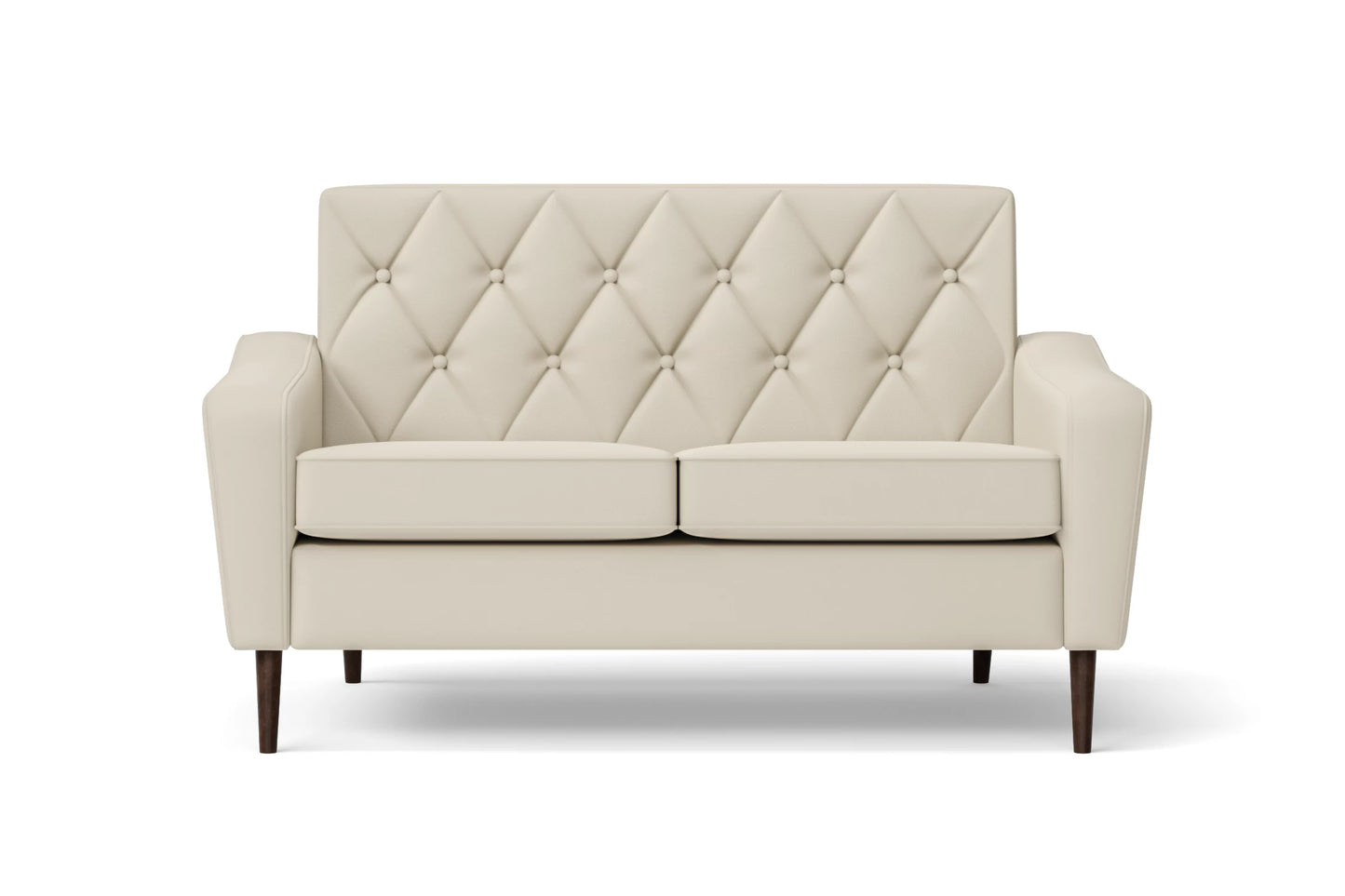 Carpi 2 Seater Sofa Cream Leather