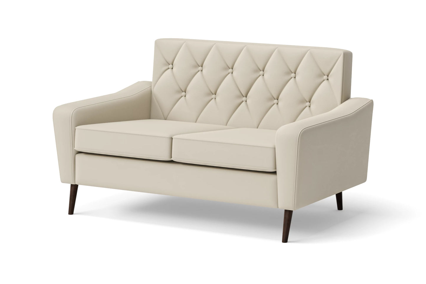 Carpi 2 Seater Sofa Cream Leather