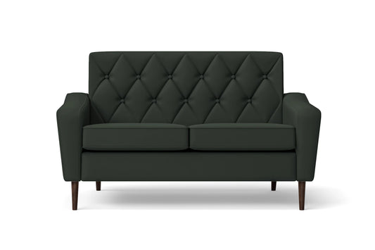 Carpi 2 Seater Sofa Green Leather