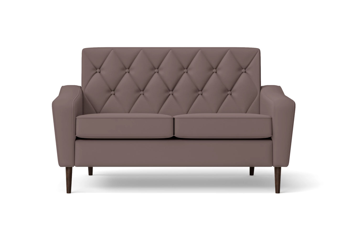 Carpi 2 Seater Sofa Rose Taupe Leather