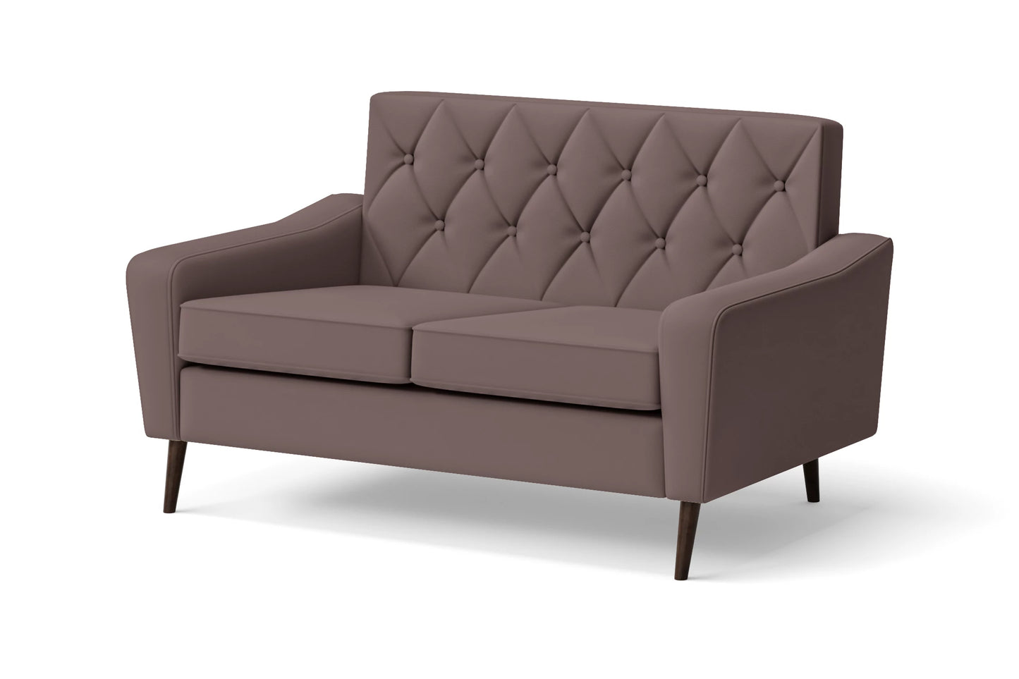 Carpi 2 Seater Sofa Rose Taupe Leather