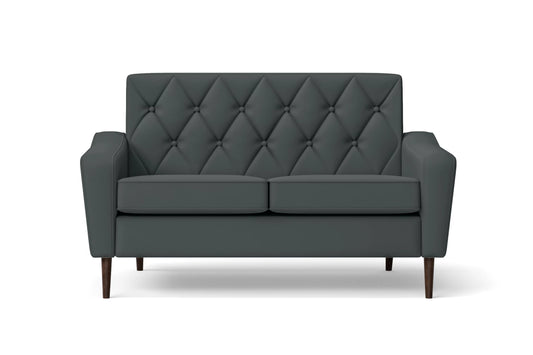 Carpi 2 Seater Sofa Slate Leather