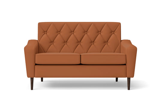 Carpi 2 Seater Sofa Tan Brown Leather