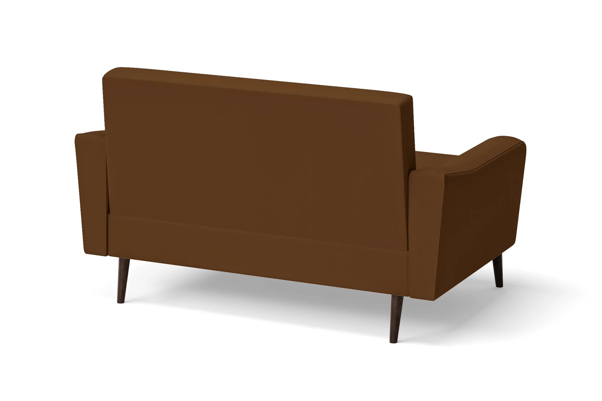 Carpi 2 Seater Sofa Walnut Brown Leather