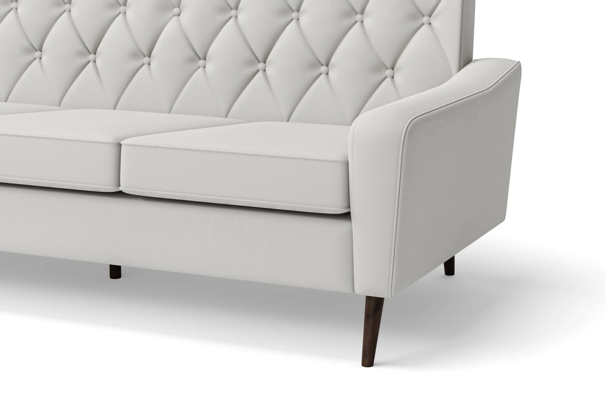 Carpi 2 Seater Sofa White Leather