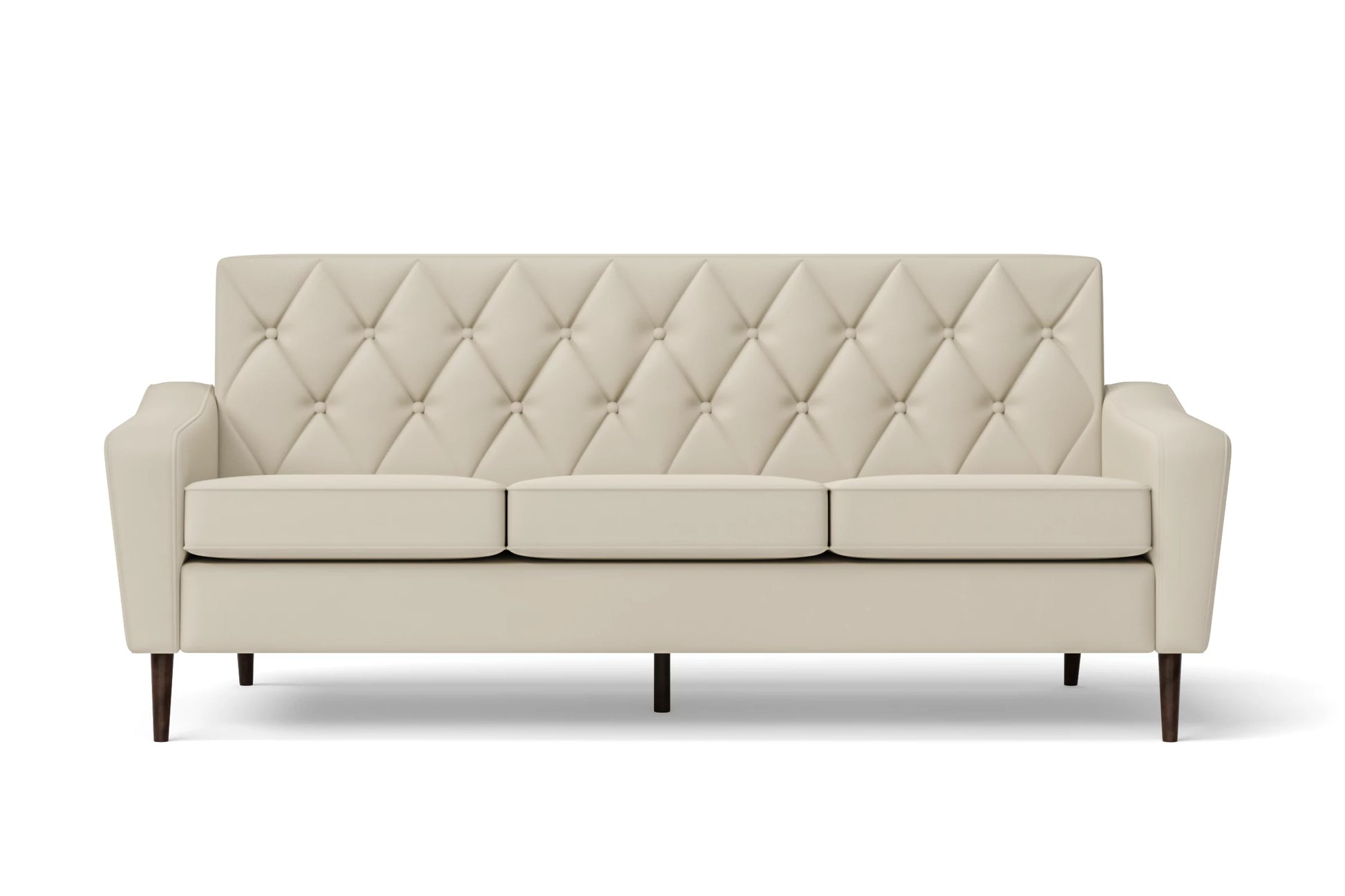 Carpi 3 Seater Sofa Cream Leather