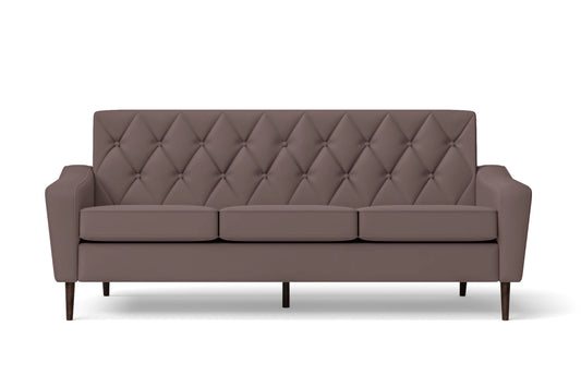 Carpi 3 Seater Sofa Rose Taupe Leather