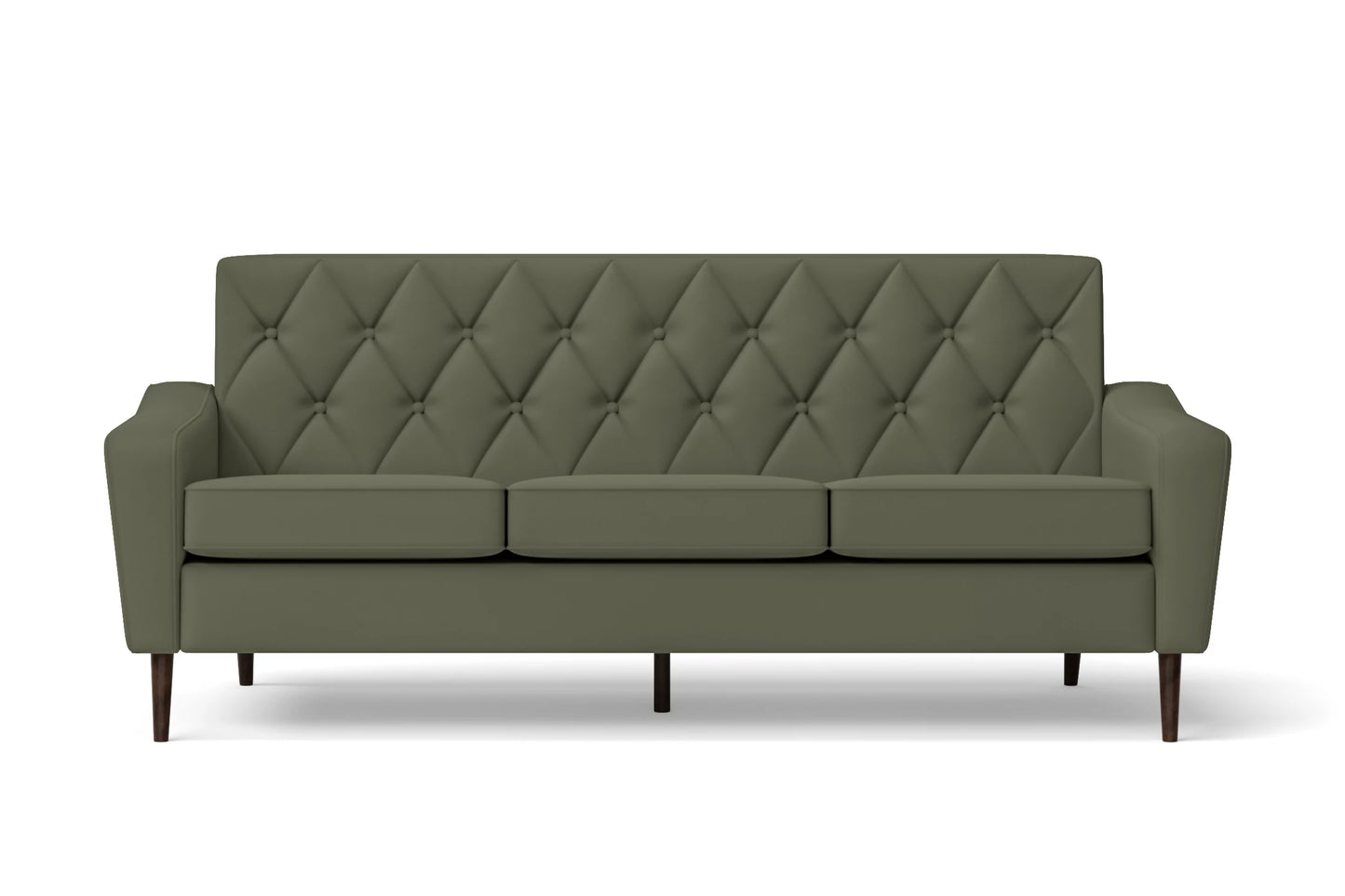 Carpi 3 Seater Sofa Sage Leather