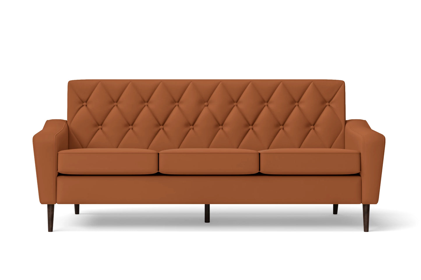 Carpi 3 Seater Sofa Tan Brown Leather