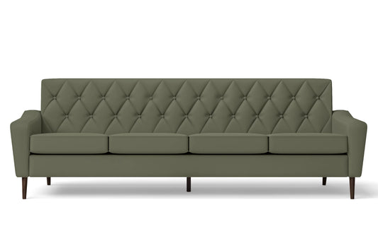 Carpi 4 Seater Sofa Sage Leather