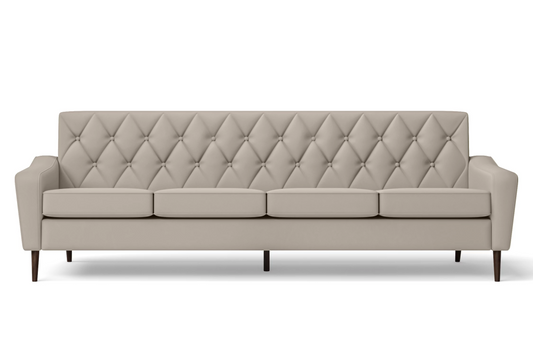 Carpi 4 Seater Sofa Sand Leather