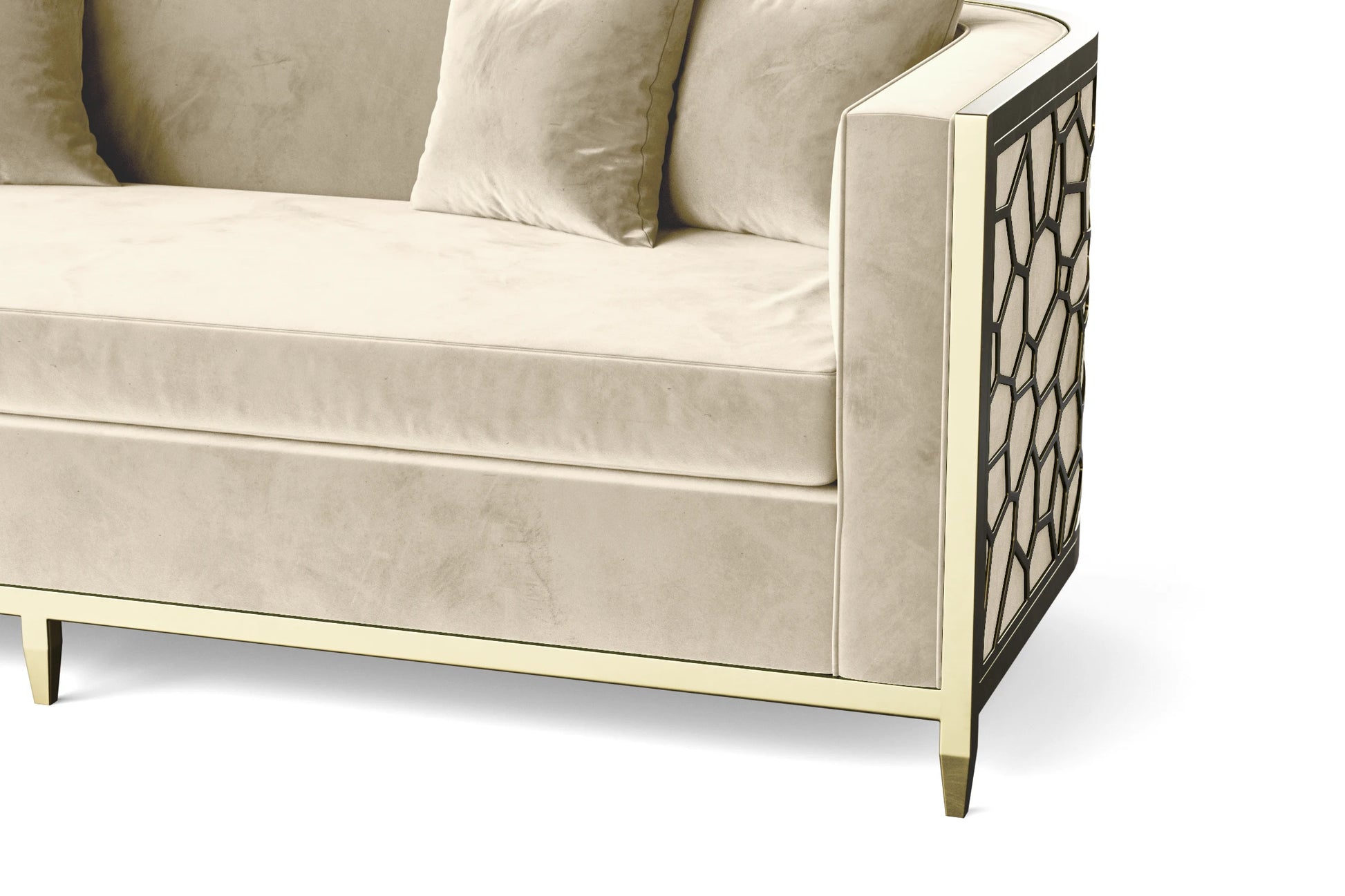 Carrara Armchair Cream Velvet