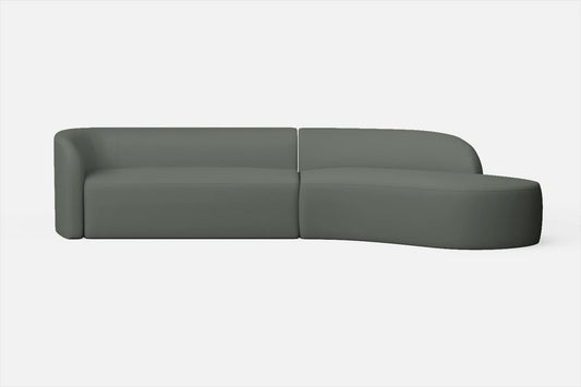 Caserta 4 Seater Right Hand Facing Chaise Lounge Corner Sofa Lush Leather