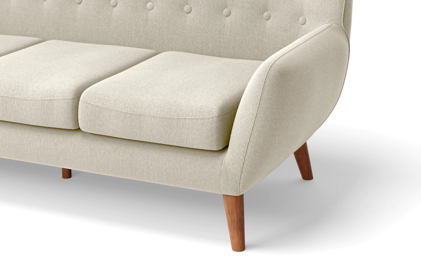 Casoria Armchair Cream Linen Fabric