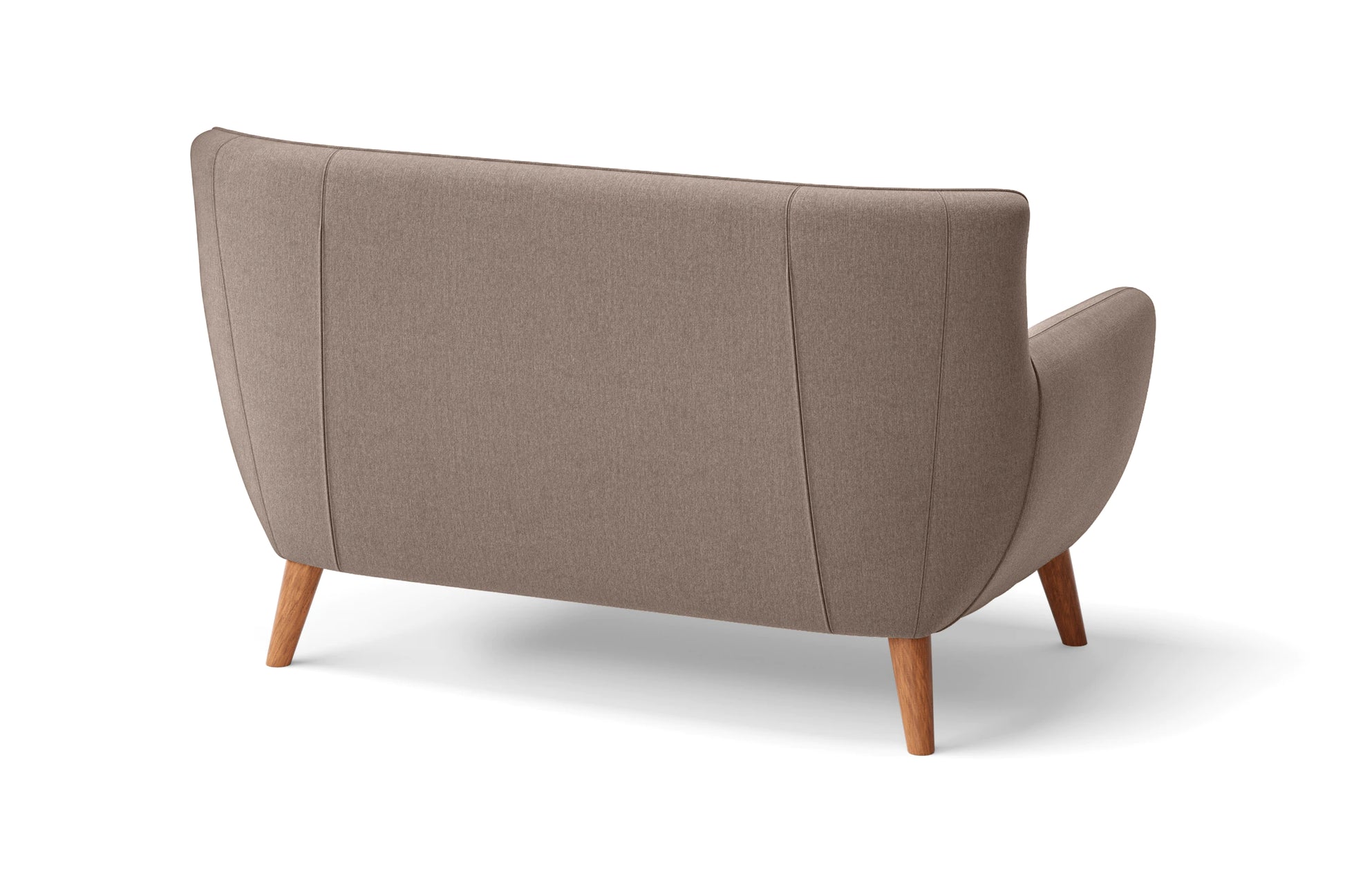 Casoria 2 Seater Sofa Caramel Linen Fabric