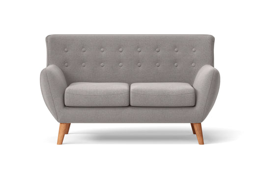 Casoria 2 Seater Sofa Grey Linen Fabric