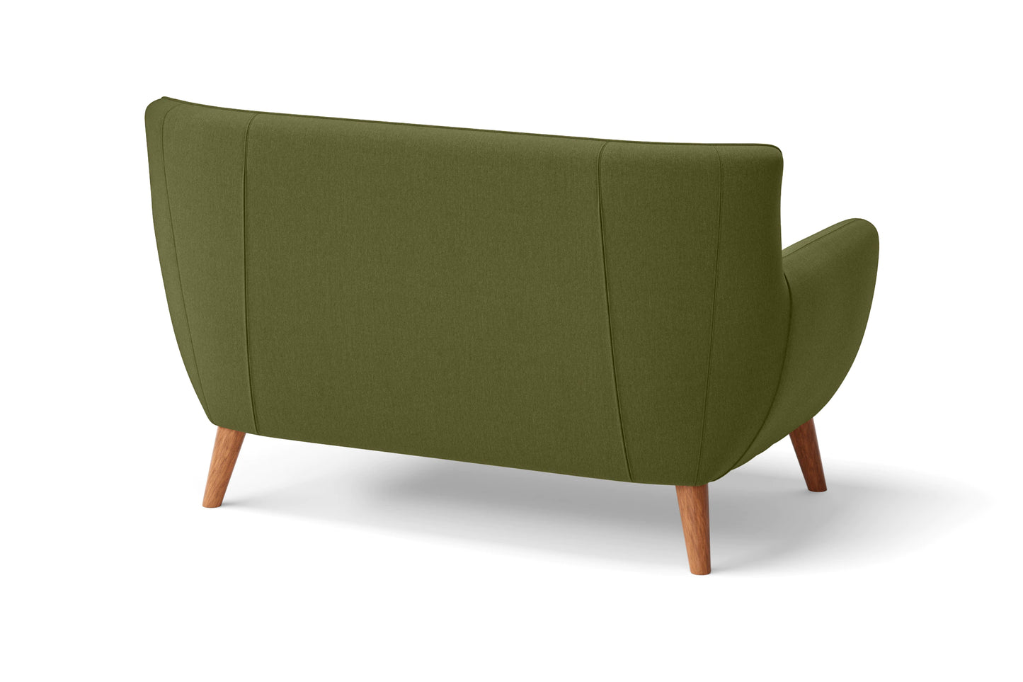 Casoria 2 Seater Sofa Olive Linen Fabric