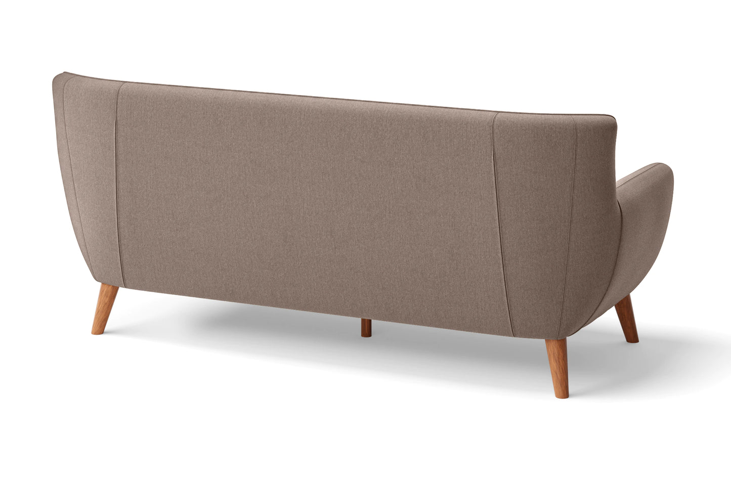 Casoria 3 Seater Sofa Caramel Linen Fabric