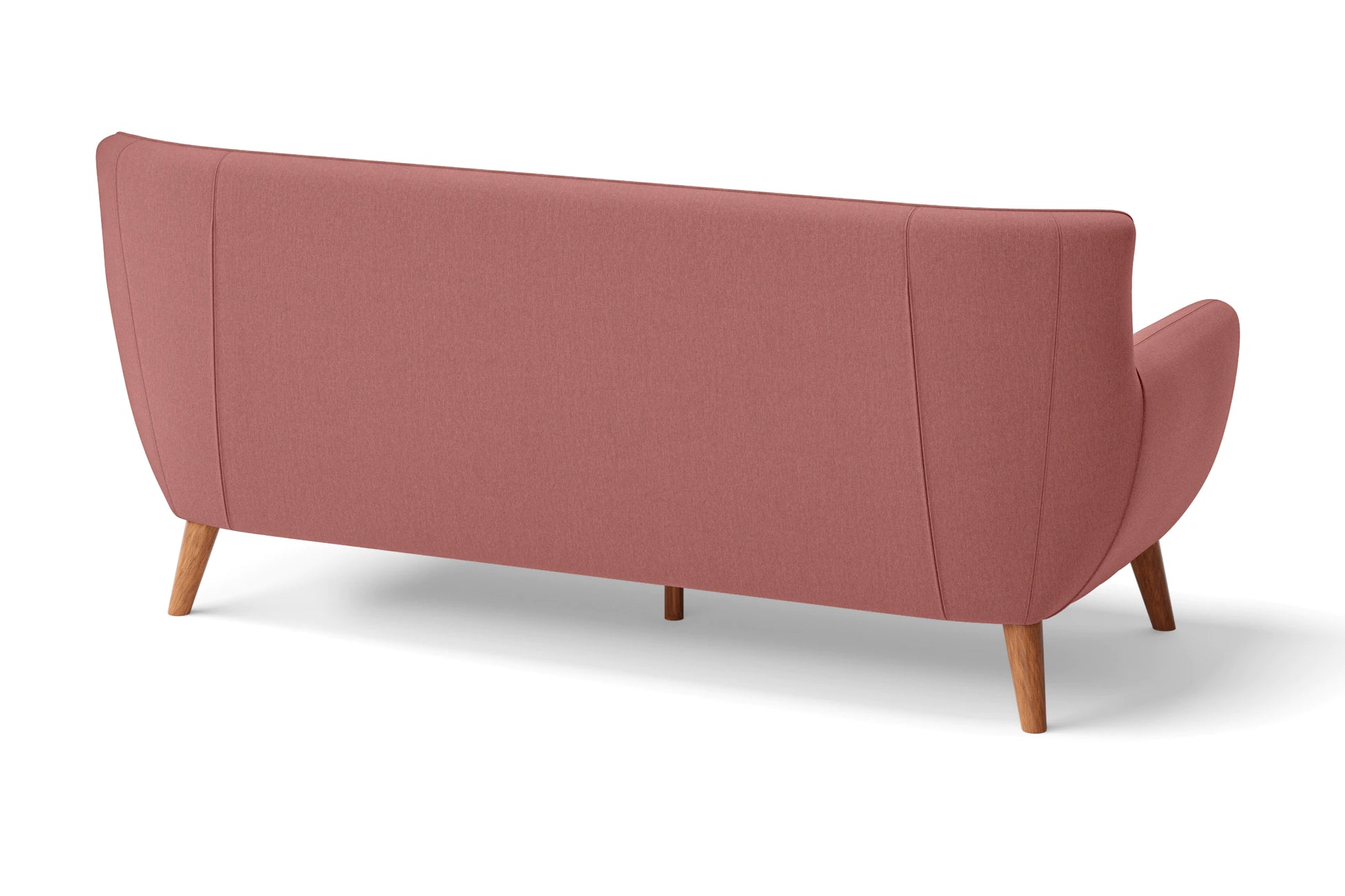 Casoria 3 Seater Sofa Rose Pink Linen Fabric