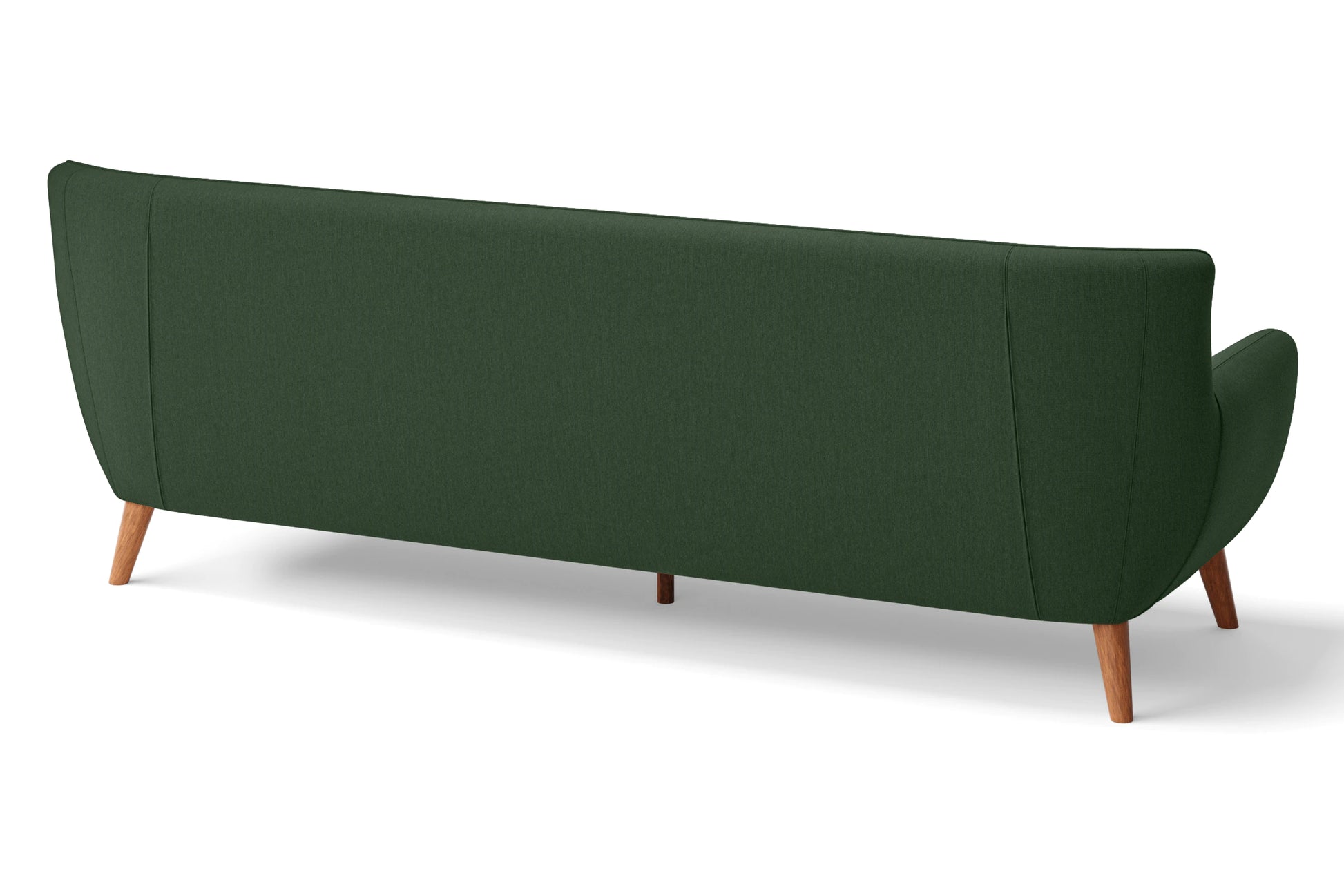 Casoria 4 Seater Sofa Forest Green Linen Fabric