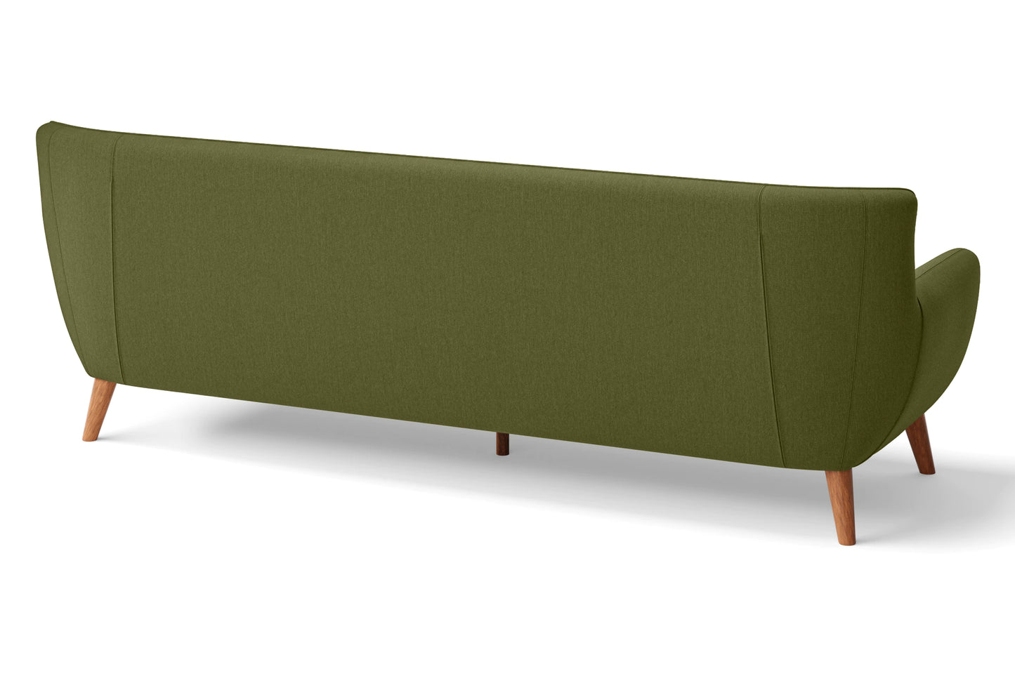 Casoria 4 Seater Sofa Olive Linen Fabric