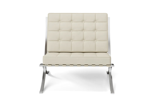 Catania Armchair Cream Leather