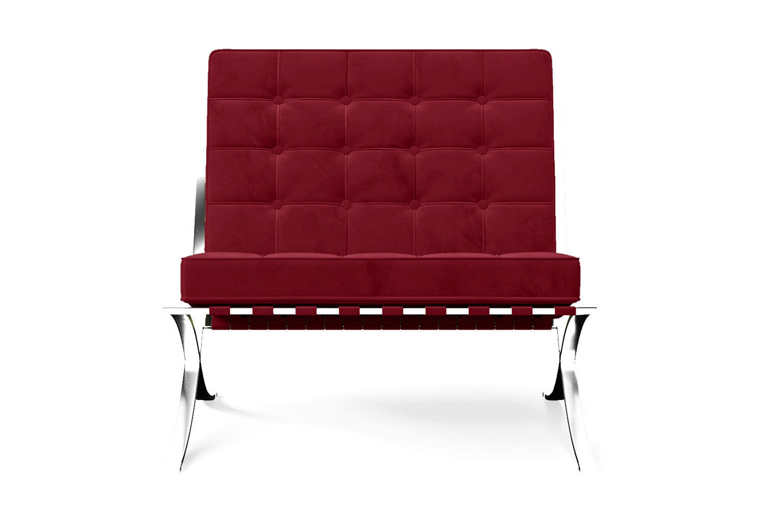 Catania Armchair Red Velvet