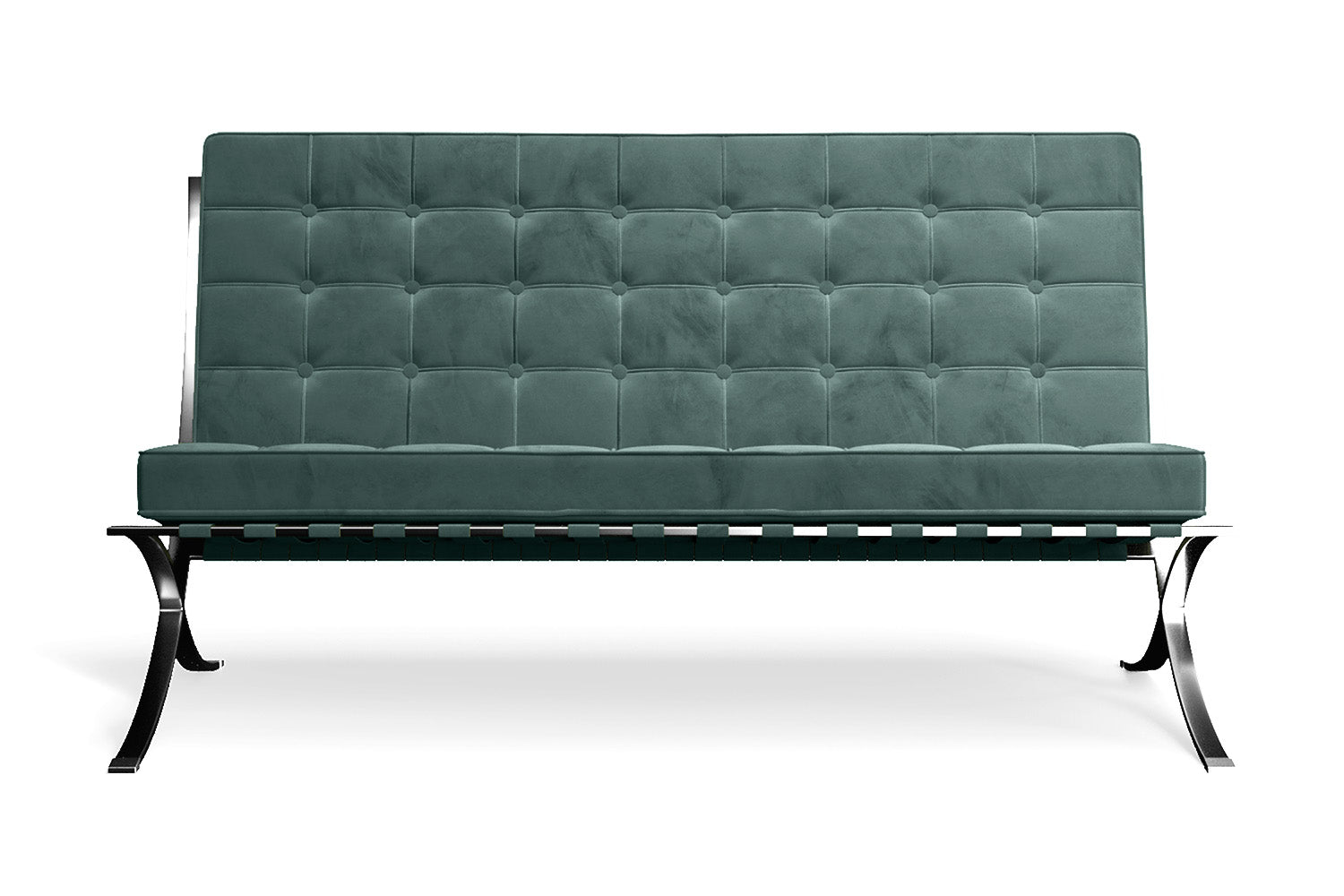 Catania 2 Seater Sofa Teal Velvet