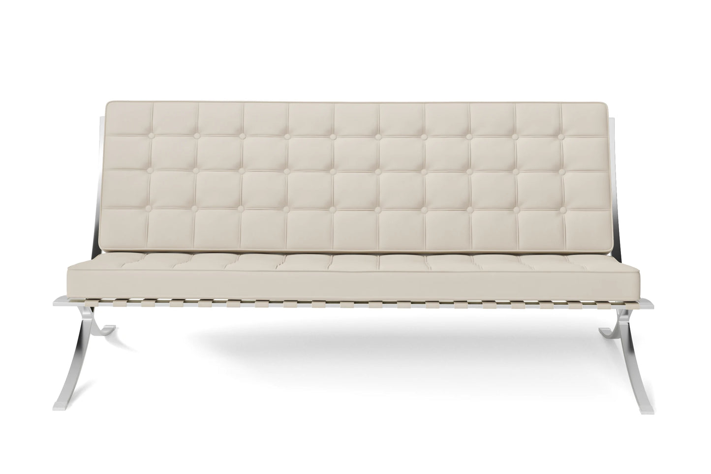 Catania 3 Seater Sofa Cream Leather